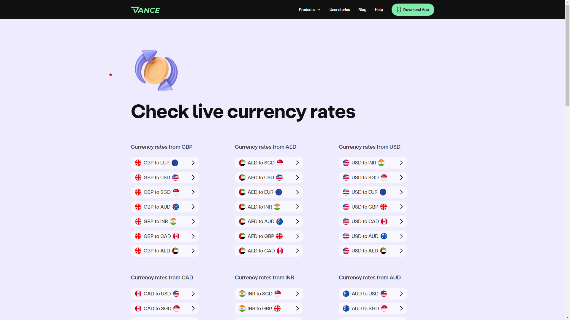 vance-currency-converter-live-global-exchange-rates
